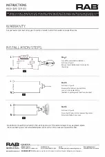 Preview for 2 page of RAB HIGH BAY Series Instructions