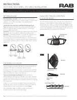 Предварительный просмотр 2 страницы RAB STL110H/L Instructions Manual