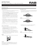 Предварительный просмотр 6 страницы RAB STL110H/L Instructions Manual