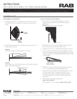 Предварительный просмотр 7 страницы RAB STL110H/L Instructions Manual