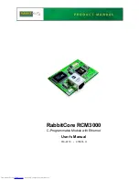 Предварительный просмотр 1 страницы Rabbit RabbitCore RCM3000 User Manual