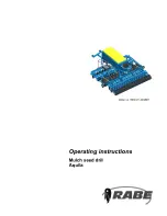 Rabe Aquila Operating Instructions Manual preview