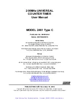 Preview for 2 page of Racal Instruments 2461 User Manual