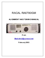 Preview for 300 page of Racal Instruments RA6790/GM Technical Manual