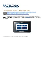 Preview for 1 page of Racelogic Performance Box Touch V1 Quick Start Manual