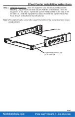 Preview for 5 page of Rack Solutions 4Post Installation Instructions Manual