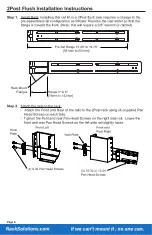 Preview for 6 page of Rack Solutions 4Post Installation Instructions Manual