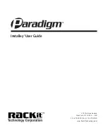 rackit Paradigm Installer/User Manual preview