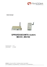 RACOM MG101 User Manual предпросмотр