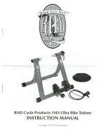 RAD Cycle Products 1103 Ultra Instruction Manual preview
