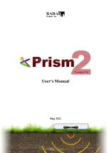 Preview for 1 page of Radar Systems Prism 2 User Manual