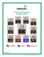 Radarsign TC-600 Installation Manual preview