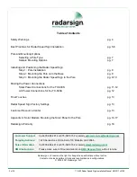 Preview for 3 page of Radarsign TC-600 Installation Manual