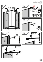 Предварительный просмотр 11 страницы Radaway Essenza New PTJ Assembly Instruction Manual