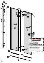 Предварительный просмотр 2 страницы Radaway NES KDD-B Assembly Instructions Manual