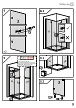 Предварительный просмотр 9 страницы Radaway NES KDD-B Assembly Instructions Manual