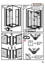 Предварительный просмотр 11 страницы Radaway NES KDD-B Assembly Instructions Manual