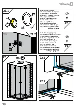 Предварительный просмотр 18 страницы Radaway NES KDD-B Assembly Instructions Manual