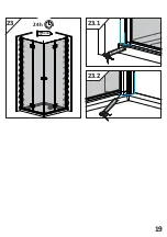 Предварительный просмотр 19 страницы Radaway NES KDD-B Assembly Instructions Manual