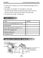 Предварительный просмотр 4 страницы Raddy RF750 Operational Manuallines