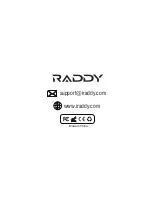 Предварительный просмотр 17 страницы Raddy RF750 Operational Manuallines