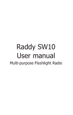 Preview for 1 page of Raddy SW10 User Manual