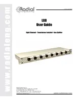 Radial Engineering LX8 User Manual preview