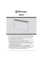 Preview for 1 page of Radialight SIRIO Manual