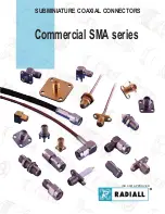 Radiall Commercial SMA Series Manual preview