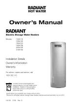 Radian 125A118 Owner'S Manual предпросмотр