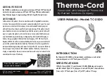 Radiant Solutions Therma-Cord TC-2000 Quick Start Manual preview