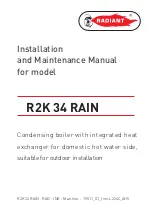 Radiant R2K 34 RAIN Installation And Maintenance Manual preview