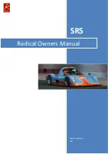 Предварительный просмотр 1 страницы Radical Sportscars SR5 Owner'S Manual