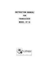 Radio Industries HT-1A Instruction Manual preview