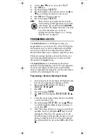 Preview for 11 page of Radio Shack 15-100 User Manual