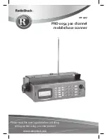 Preview for 1 page of Radio Shack 20-427 PRO-2054 User Manual