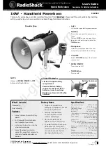 Radio Shack 32-2038 User Manual preview