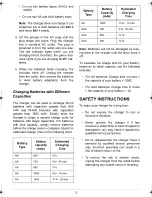 Preview for 2 page of Radio Shack Battery Charger Owner'S Manual