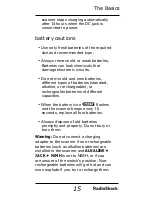 Preview for 15 page of Radio Shack PRO-528 User Manual