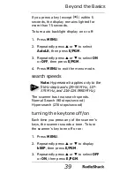 Preview for 39 page of Radio Shack PRO-528 User Manual