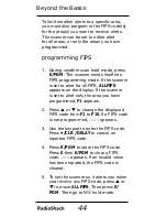 Preview for 44 page of Radio Shack PRO-528 User Manual