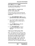 Preview for 61 page of Radio Shack PRO-528 User Manual