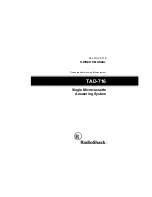 Preview for 1 page of Radio Shack TAD-716 Owner'S Manual