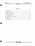 Preview for 3 page of Radio Shack TRS-80 Model 16 Service Manual