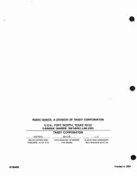 Предварительный просмотр 92 страницы Radio Shack TRS-80 Model 16 Service Manual