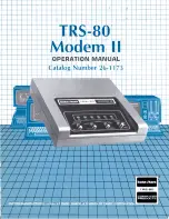 Preview for 1 page of Radio Shack TRS-80 Operation Manuals