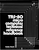 Preview for 1 page of Radio Shack TRS-80 Reference Handbook