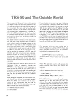 Preview for 85 page of Radio Shack TRS-80 Reference Handbook