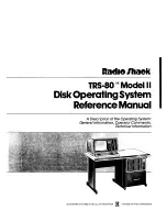 Radio Shack TRS-80 Reference Manual preview