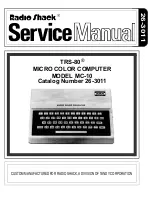 Radio Shack TRS-80 Service Manual предпросмотр